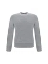 Thom Browne Pique Sweater Knitwear Grey In Lt Grey