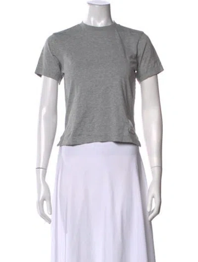 Pre-owned Thom Browne Crew Neck Short Sleeve T-shirt In Grey