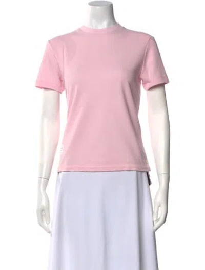 Pre-owned Thom Browne Crew Neck Short Sleeve T-shirt W/ Tags In Pink