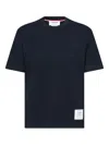 Thom Browne Cotton T-shirt In Blue