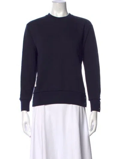 Pre-owned Thom Browne Crew Neck Sweater In Blue