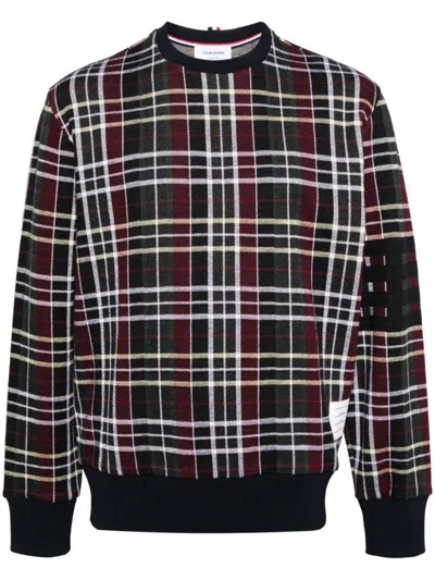 Thom Browne Crew Neck Sweatshirt In Ssnlmulti