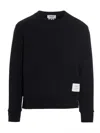 Thom Browne Crew Neck Sweatshirt In Blue