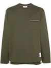 Thom Browne Sweatshirt In Green Cotton In Green