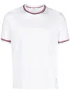 Thom Browne Crew-neck T-shirt With Application In White
