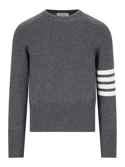 Thom Browne Crewneck In Grey