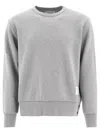 Thom Browne Signature Stripes Sweatshirt In Gray