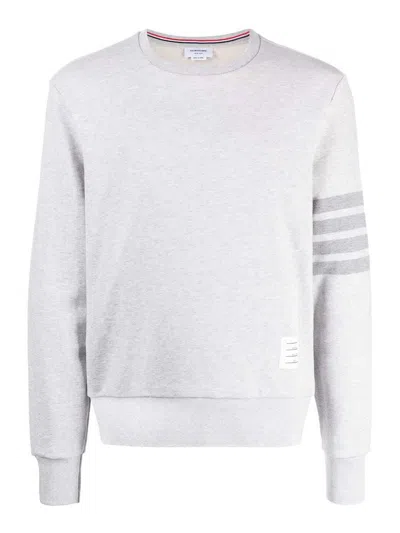 Thom Browne Crewneck Sweatshirt In Grey