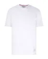 Thom Browne Jersey Relaxed Side Slit Tee Clothing In White