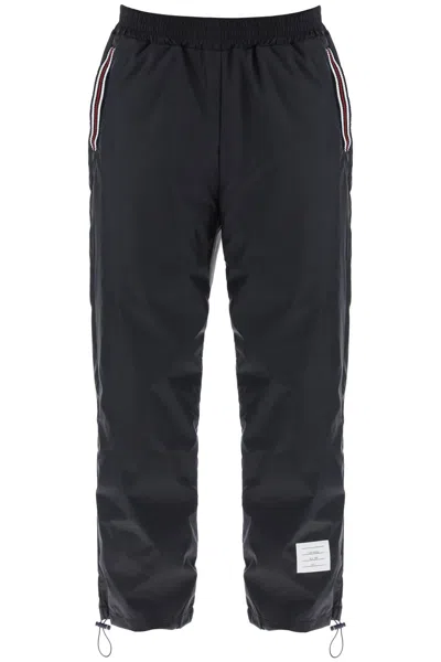 Thom Browne Cricket Stripe Ripstop Pants For In Blue