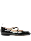 Thom Browne Criss Ballerina Shoes In Black