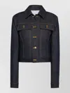Thom Browne Japanese Selvedge Denim Jacket Puffer Jackets Blue In Black
