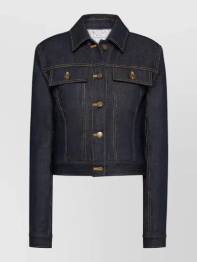 THOM BROWNE DENIM CROPPED JACKET