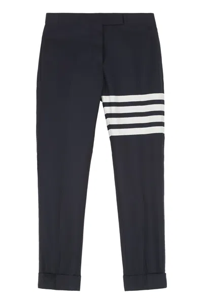 Thom Browne Cropped Pants In Blue