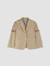 THOM BROWNE CROPPED SACK SPORTS COAT