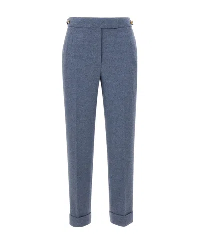 Thom Browne Cropped Slim-cut Trousers