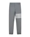 Thom Browne 4-bar Stripes Tailored Wool Pants In Gray