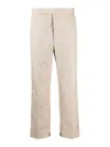 THOM BROWNE CROPPED TROUSERS