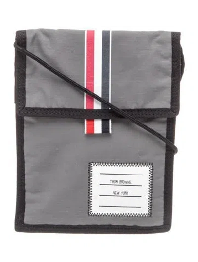 Pre-owned Thom Browne Crossbody Bag In Gray