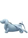 Thom Browne Hector Baguette Dachshund Shoulder Bag In Blue