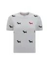Thom Browne Cotton Milano Short Sleeved T-shirt In White