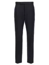 Thom Browne Utility Garment Dyed Chino Pants In Blue
