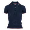Thom Browne Polo T-shirt Women In Blue