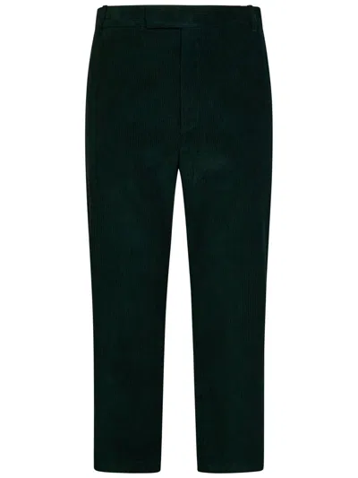 Thom Browne Dark Green Cotton Trousers