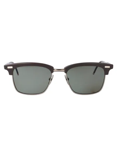 Thom Browne Dark Grey Acetate Titanium Sunglasses