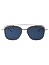 Thom Browne Dark Grey Acetate Titanium Sunglasses In Blue
