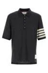 Thom Browne 4-bar Virgin Wool Jersey Polo In Multi