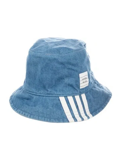 Pre-owned Thom Browne Denim Bucket Hat In Blue
