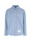 Thom Browne Collared Shirt With Cuffs And Pocket