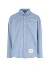 Thom Browne Collared Shirt With Cuffs And Pocket