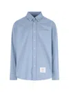 Thom Browne Collared Shirt With Cuffs And Pocket