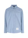 Thom Browne Collared Shirt With Cuffs And Pocket
