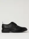 Thom Browne Pebbled Longwing Brogues In Black