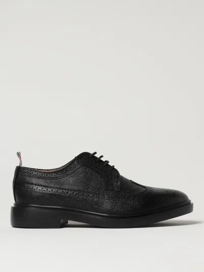 THOM BROWNE THOM BROWNE DERBY SHOES IN GRAINED LEATHER,F10189002