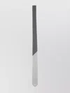 Thom Browne Diagonal Stripes Two-tone Silk Tie In Gray