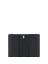 Thom Browne Small Zipper Tablet Holder In Black