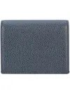 Thom Browne Double Card Holder In Blue