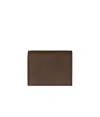 Thom Browne Double Card Holder In Brown