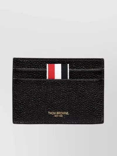 Thom Browne Double Sided Card Holder With Gg Tab