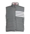 Thom Browne 4bar Vest In Grey