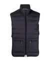 Thom Browne Down-feather Padded Gilet In Blue