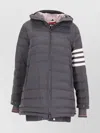 Thom Browne Down Fill Funnel Neck Ski Jacket With Intarsia