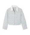 Thom Browne Patch Pocket Down Golf Jacket In Blue