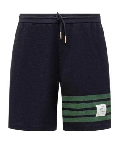 Thom Browne Drawstring Detail Shorts In Black