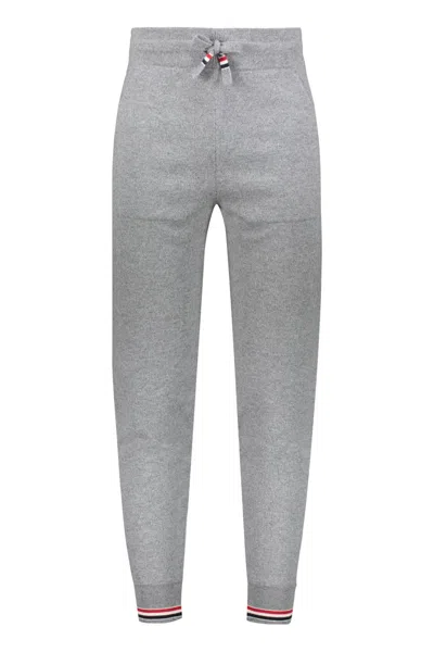 THOM BROWNE DRAWSTRING KNITTED TRACK PANTS