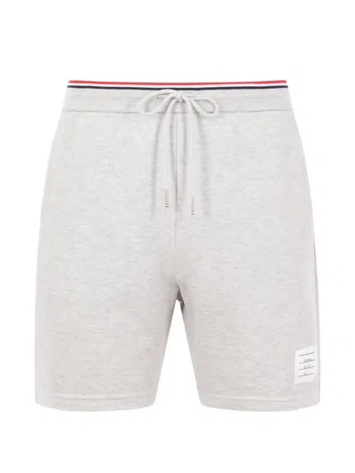 Thom Browne Gray Pique Loopback Sweat Shorts